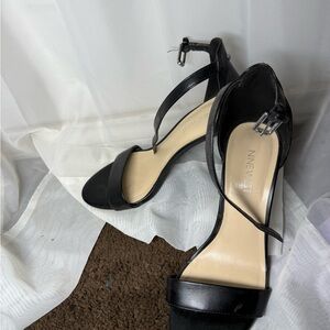 Nine West Strappy Black Heels